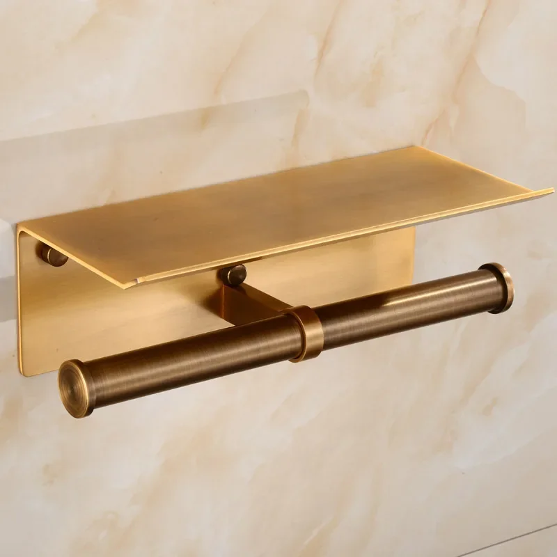 Multi-Functional Toilet Roll Paper Holder with Shelf Multi-Functional Toilet Roll Paper Holder with Shelf