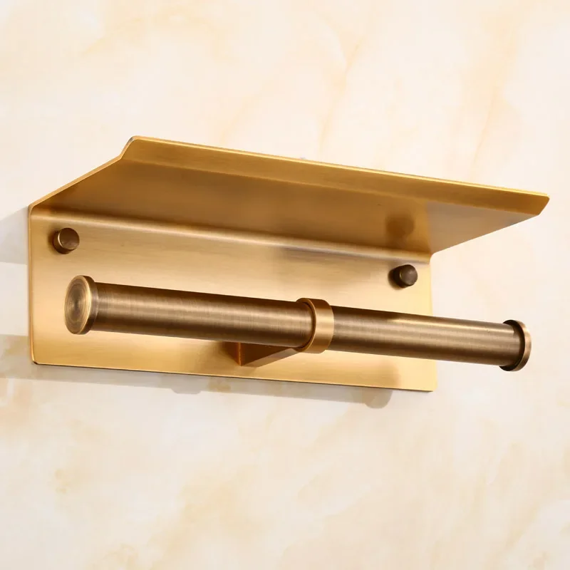 Multi-Functional Toilet Roll Paper Holder with Shelf Multi-Functional Toilet Roll Paper Holder with Shelf