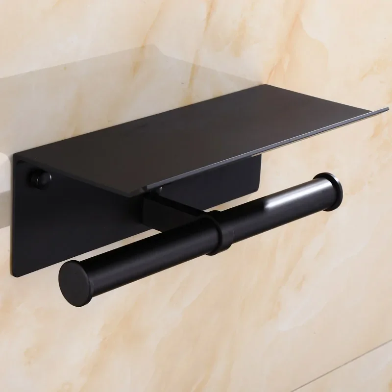 Multi-Functional Toilet Roll Paper Holder with Shelf Multi-Functional Toilet Roll Paper Holder with Shelf