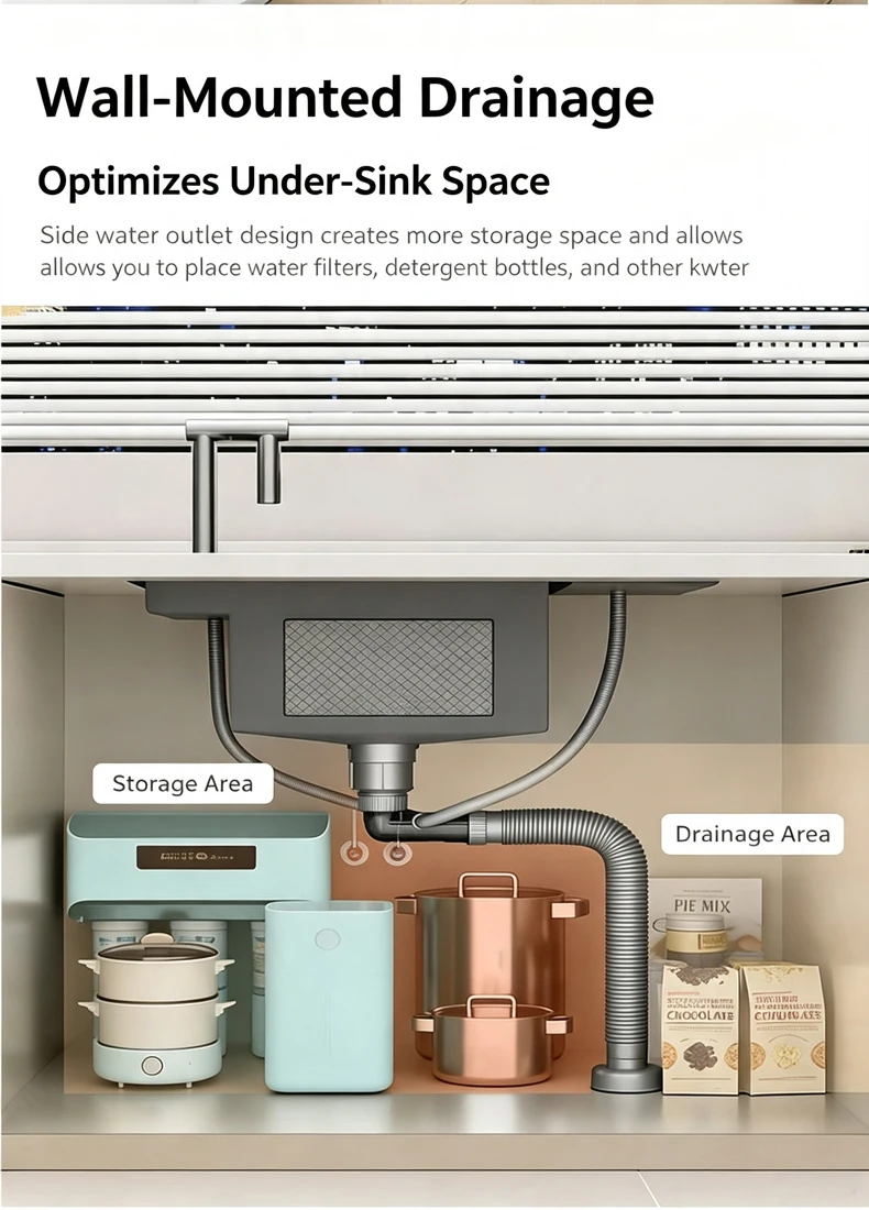 Cup Washer Hidden Bar Sinks With Lid MultifunctionalStainless Steel Kitchen Sink Single Slot Undermount Bowl Cup Washer Hidden Bar Sinks With Lid MultifunctionalStainless Steel Kitchen Sink Single Slot Undermount Bowl