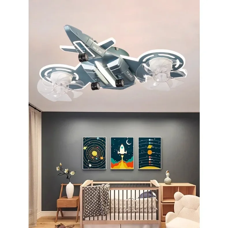 New Airplane Fan Lights, Children's Room Lights