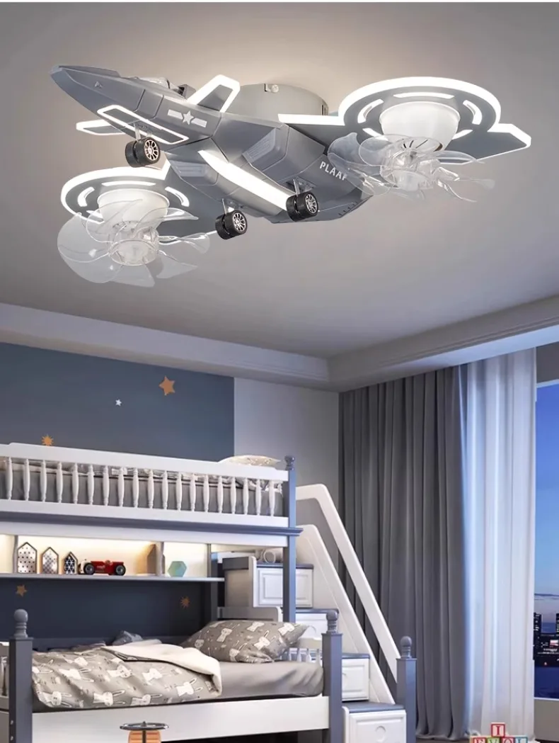 New Airplane Fan Lights, Children's Room Lights