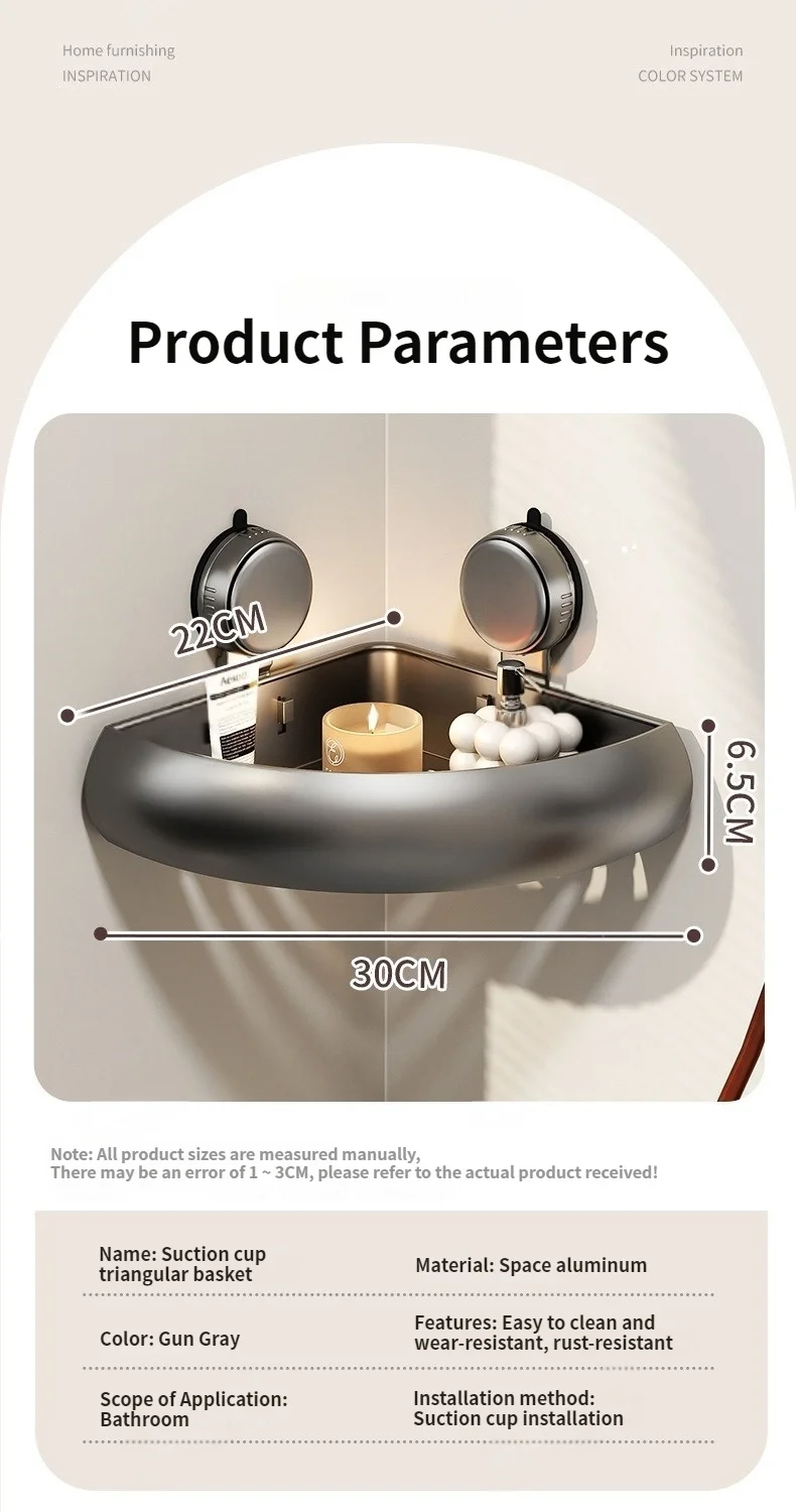 No Drill Suction Cup Adhesive Bathroom Rack Bathroom Shelf Toilet Aluminum Hanging Rack Bathroom Organizer Hang On The Wall No Drill Suction Cup Adhesive Bathroom Rack Bathroom Shelf Toilet Aluminum Hanging Rack Bathroom Organizer Hang On The Wall