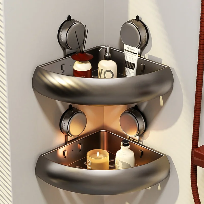 No Drill Suction Cup Adhesive Bathroom Rack Bathroom Shelves No Drill Suction Cup Adhesive Bathroom Rack Bathroom Shelves