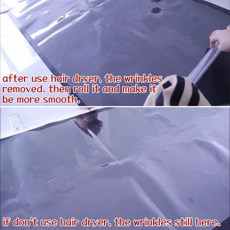 PVC Table Cloth Transparent Clear Desk Cover Protector Plastic Soft Glass Waterproof Oilproof for Dining Table