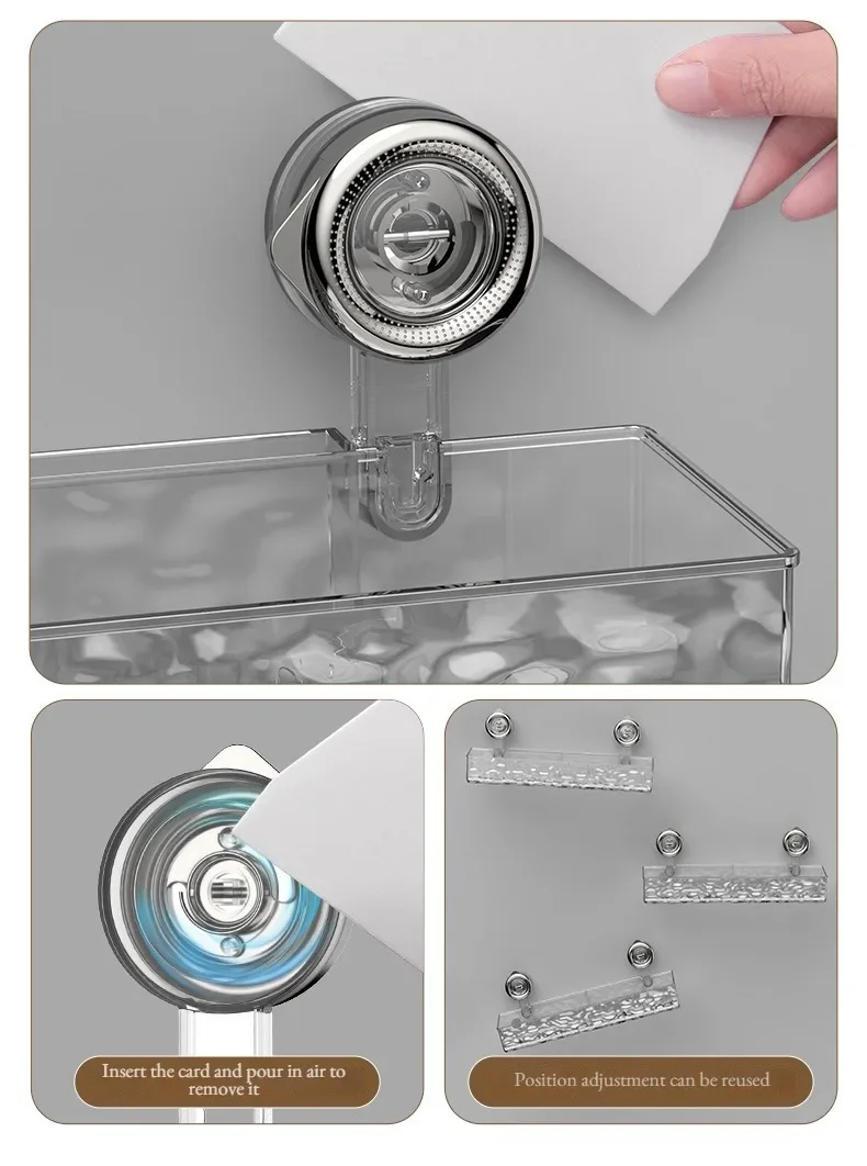 Shower Room Suction Cup Bathroom Storage Shelf Basket Home Storage Organizer Shelf Decorative Easy Install Bathroom Organizer Shower Room Suction Cup Bathroom Storage Shelf Basket Home Storage Organizer Shelf Decorative Easy Install Bathroom Organizer