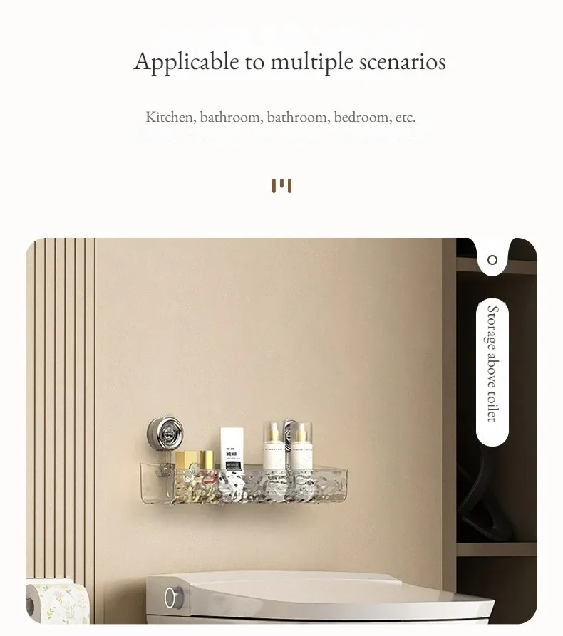 Shower Room Suction Cup Bathroom Storage Shelf Basket Home Storage Organizer Shelf Decorative Easy Install Bathroom Organizer Shower Room Suction Cup Bathroom Storage Shelf Basket Home Storage Organizer Shelf Decorative Easy Install Bathroom Organizer
