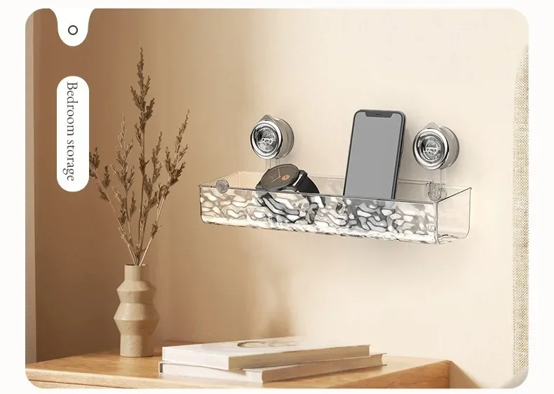 Shower Room Suction Cup Bathroom Storage Shelf Basket Home Storage Organizer Shelf Decorative Easy Install Bathroom Organizer Shower Room Suction Cup Bathroom Storage Shelf Basket Home Storage Organizer Shelf Decorative Easy Install Bathroom Organizer