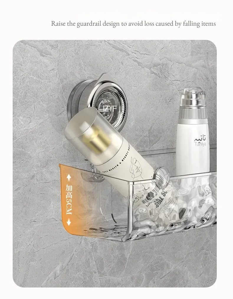 Shower Room Suction Cup Bathroom Storage Shelf Basket Home Storage Organizer Shelf Decorative Easy Install Bathroom Organizer Shower Room Suction Cup Bathroom Storage Shelf Basket Home Storage Organizer Shelf Decorative Easy Install Bathroom Organizer
