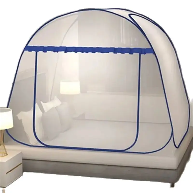 Simple Yurt Mosquito Net Portable Camping Tent Single Double Bed Canopy For Adult Foldable Bunk Mesh Net Breathable Mosquito Net Simple Yurt Mosquito Net Portable Camping Tent Single Double Bed Canopy For Adult Foldable Bunk Mesh Net Breathable Mosquito Net