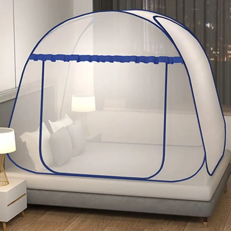 Simple Yurt Mosquito Net Portable Camping Tent Single Double Bed Canopy For Adult Foldable Bunk Mesh Net Breathable Mosquito Net Simple Yurt Mosquito Net Portable Camping Tent Single Double Bed Canopy For Adult Foldable Bunk Mesh Net Breathable Mosquito Net