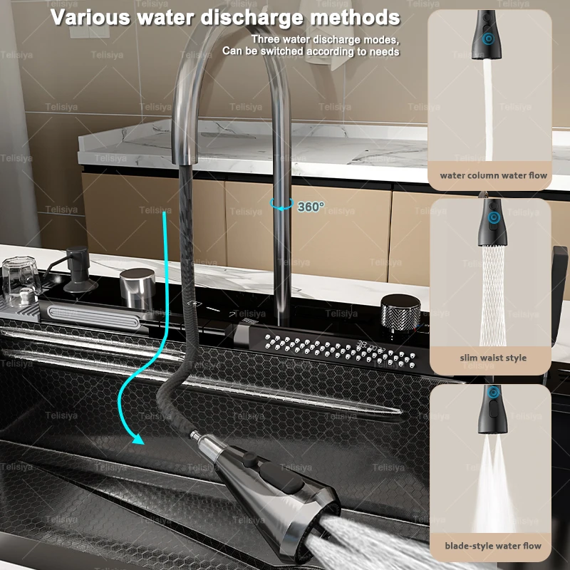 Stainless Steel Kitchen Sink Extra Large Single Slot Household Wash Dish Basin With Drain Rack Stainless Steel Kitchen Sink Extra Large Single Slot Household Wash Dish Basin With Drain Rack