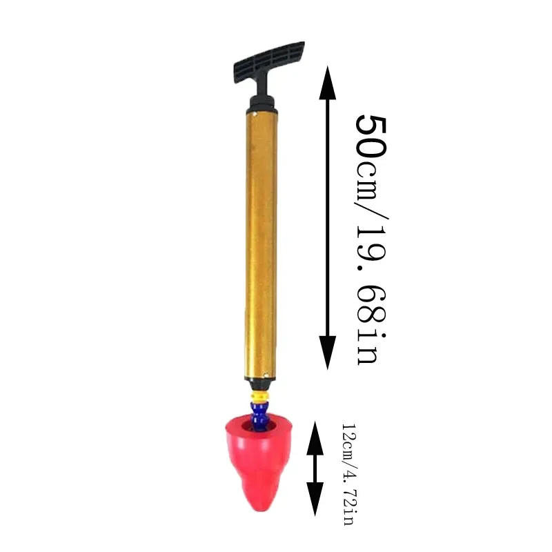 Unblock Toilet High Pressure One Shot Toilet Pipe Plunger Cleaner Silicone Quickly Home Toilet Sewer Dredging Plunger Wc pump