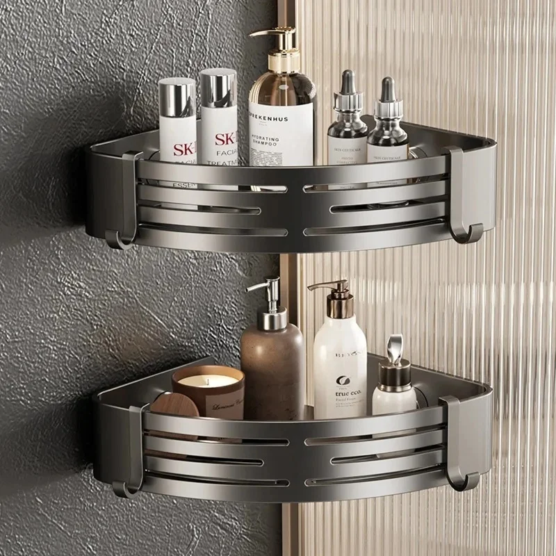 Wall Mounted Shower Triangle Organizer Shower Shelf Wall Mounted Suction Cup Storage Rack Rustproof Corner Shelf Large Capacity Wall Mounted Shower Triangle Organizer Shower Shelf Wall Mounted Suction Cup Storage Rack Rustproof Corner Shelf Large Capacity