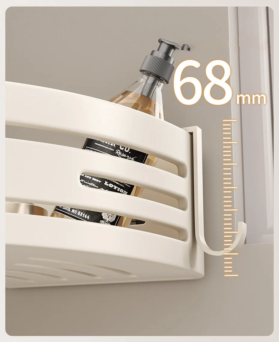White Aluminum Bathroom Storage Shelves Rack Wall Mounted Without Drilling Kitchen Shower Shampoo Caddy Holder Organizer Shelf White Aluminum Bathroom Storage Shelves Rack Wall Mounted Without Drilling Kitchen Shower Shampoo Caddy Holder Organizer Shelf
