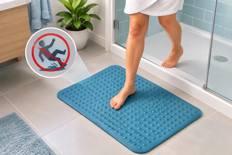 How a Non Slip Bath Mat Helps Prevent Falls