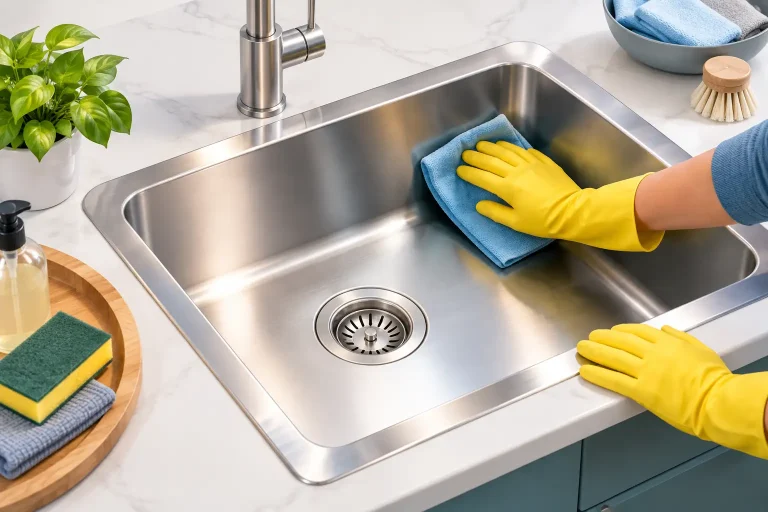 How to Clean Stainless Sinks Without Scratches