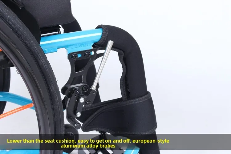 sports  Folding Lightweight  Alloy Manual Sport Wheelchair Portable Mobility handchair walking stick for Disabled Elderly Trave
